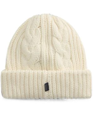 Woolrich Beanie Mit Zopfmuster - Natur