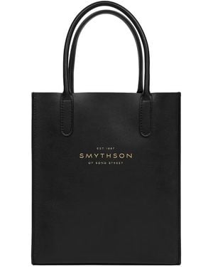 Smythson Mini Kingly Tote Bag - Black