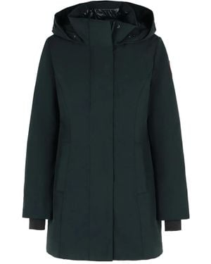 Canada Goose Cappotto Con Cappuccio - Nero