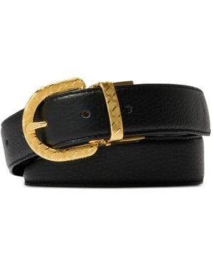 Lancel 30Mm Reversible Adjustable Ardillon Belt - Black