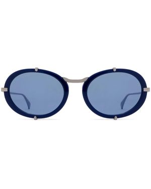Max Mara Eyewear Lunettes De Soleil Selma - Blue