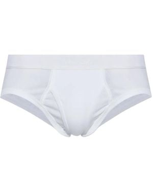 Tom Ford Slip Mit Logo-Bund - Weiß