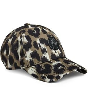 Fusalp Baseballkappe Mit Leoparden-Print - Schwarz
