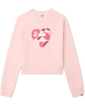 A Bathing Ape Heart Print Top - Pink