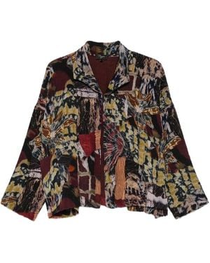 Raga Veste À Imprimé Abstrait - Brown