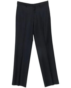 Tagliatore Pressed-Crease Trousers - Blue