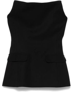 Ioana Ciolacu Korset Top - Zwart