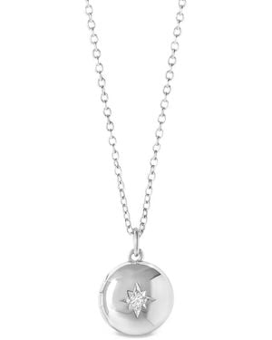 Astley Clarke Biography Locket Necklace - White