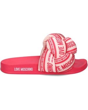 Love Moschino ロゴ サンダル - ピンク