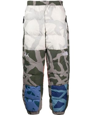 The North Face X Kaws Blue 1996 Retro Nuptse Padded Trousers - Men's - Nylon/polyester