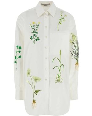 Stella McCartney Floral-Print Shirt - White