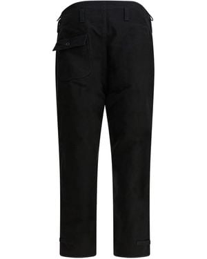 Needles Over Back-Pocket Pants - Black