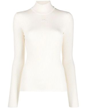 Courreges ロゴ プルオーバー - ホワイト