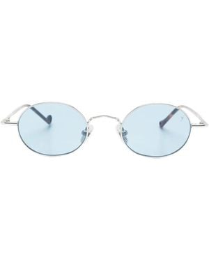 Eyepetizer Ginger Oval-Frame Sunglasses - Blue