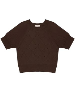 Zanone Cotton Jumper - Brown