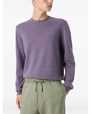 Loro Piana Sergio Crew-Neck Cashmere Jumper - Purple