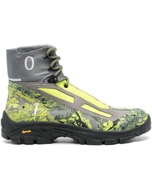 A_COLD_WALL* Chunky Lace-Up Boots - Green