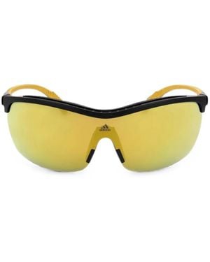 adidas Geometric-Frame Sunglasses - Yellow