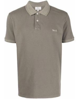 Woolrich Poloshirt Mit Logo-Patch - Grau