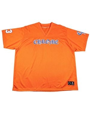 Chrome Hearts Camiseta New York Knicks - Naranja