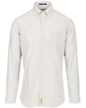 B.D. Baggies Bradford Striped-Cotton Shirt - White