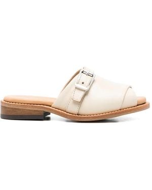 Our Legacy Ginza Buckle-Strap Sandals - White