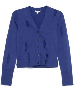 JW Anderson Vest Met Uitgesneden Detail - Blauw