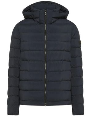 Peuterey Boggs Grs 05 Quilted Hooded Jacket - Blue