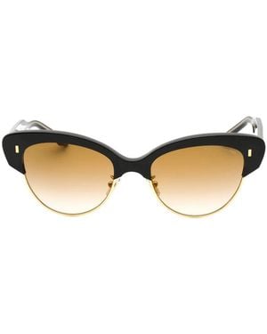 Cutler and Gross Cg1351S Cat-Eye Sunglasses - Black