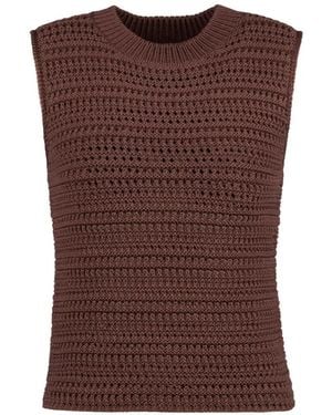 Tod's Top De Ganchillo - Marrón