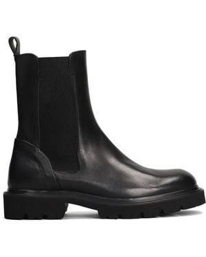 Evaluna Chunky-Sole Chelsea Boots - Black