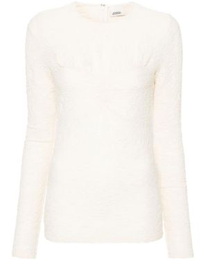 Isabel Marant Floride Jacquard Top - White