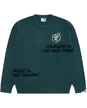 Aape By A Bathing Ape Crew-Neck Jumper - Green