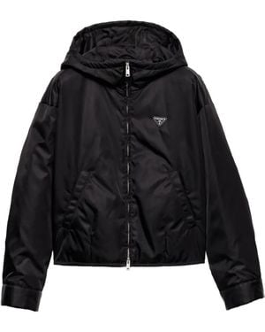 Prada フーデッド ジャケット - ブラック