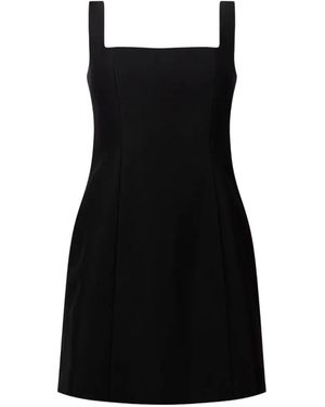 Twentyfourhaitch Robe Marfa À Col Carré - Black