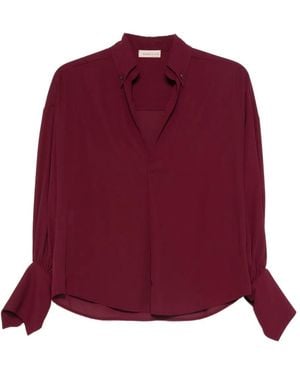 Blanca Vita Haut À Poignets Boutonnés - Red