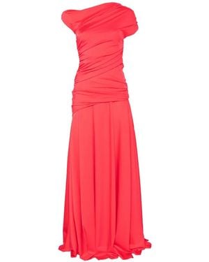 La Petite Robe Di Chiara Boni Draped Maxi Dress - Red