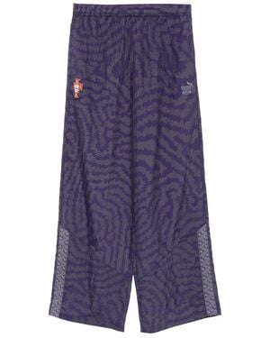 PUMA X Fpf X Sb King Graphic-Print Track Trousers - Purple