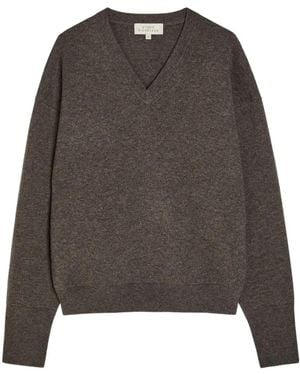 Studio Nicholson Pullover Mit V-Ausschnitt - Braun
