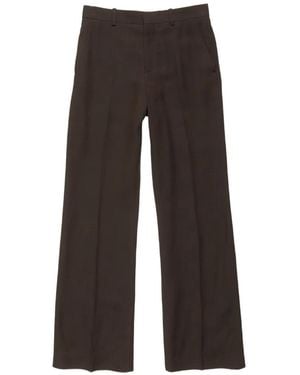 Acne Studios Tailored Herringbone Trousers - Black