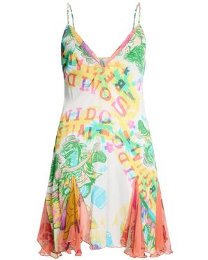 Donde Esteban X La Linterna Sonido Bestial Mini Dress - White