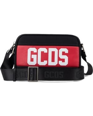Gcds Borsa A Tracolla Con Stampa - Rosso