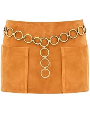 Alexis Nita Minirock Mit Kettendetail - Orange