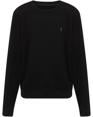 AllSaints Organic Cotton Long Sleeve Tee - Black