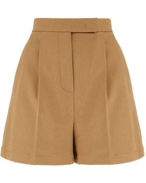 Max Mara テーラードショーツ - ナチュラル