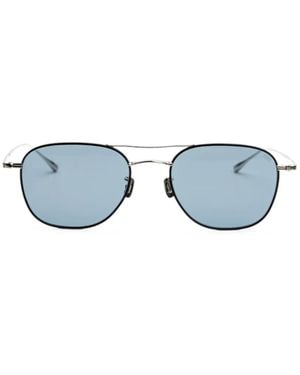 Eyevan 7285 1014 Square-Frame Sunglasses - Blue
