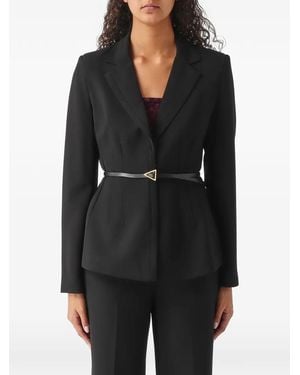 Nenette Brindisi Belted Darted Jacket - Black