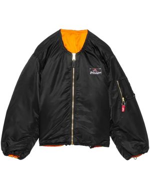 PROTOTYPES Padded Bomber Jacket - Black