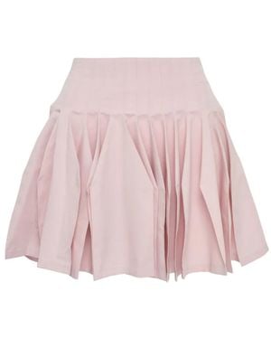 BONBOM Bottle Leaf Mini Skirt - Pink