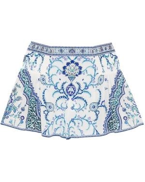 CAMILLA Iznik Lullaby Shorts - Blue